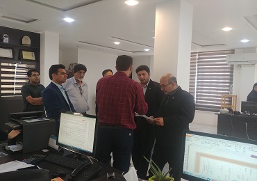 بازدید ریاست محترم شرکت شهرکهای صنعتی استان فارس از شرکت توسعه هنر متین